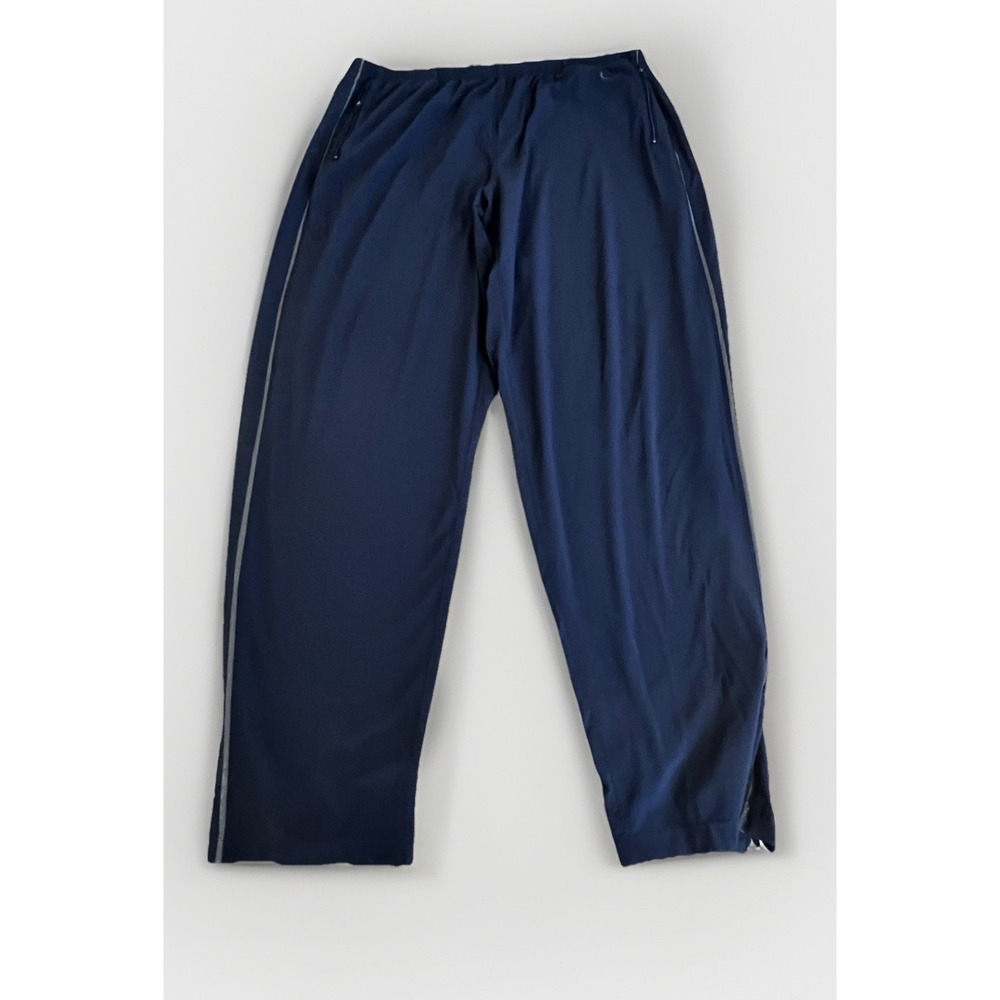 Nike Men's Flex Woven Training Pants Navy Size 32 Zip Pockets‎